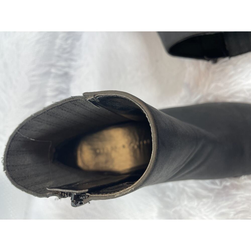kelly and katie Chelsea Boots Womens 10W Black Leather Modern Dark Academia - Picture 9 of 10